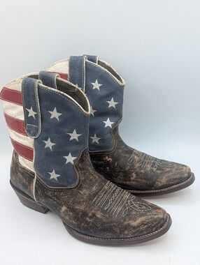 Roper Women's American Beauty Flag Boots